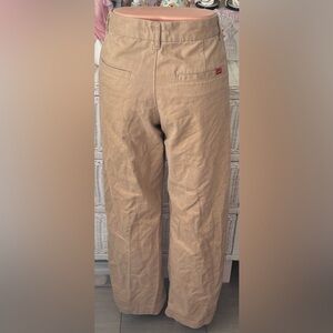 Levi’s Baggy Trousers Flare Legs High Rise 100% Cotton in Tan Color Size 27